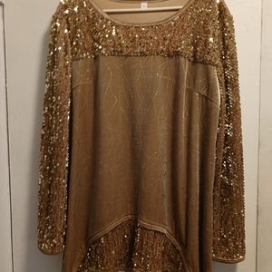 Women's Velour and Sequined Tops 2 colors